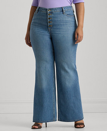 Plus Size High-Rise Flare Jeans LAUREN Ralph Lauren