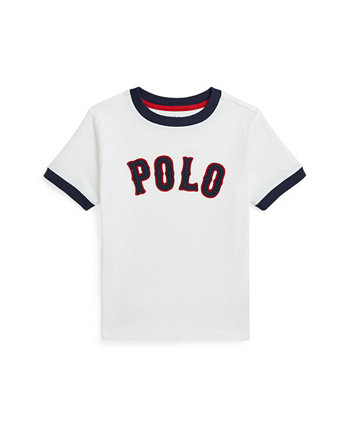 Little Boys Baseball Logo Cotton Jersey T-Shirt Polo Ralph Lauren