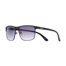 Мужские солнцезащитные очки Dockers® с одинарной перемычкой в матовой черной металлической оправе Dockers