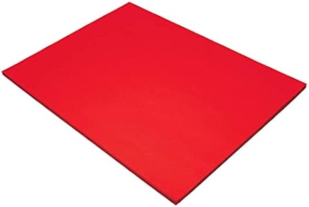 Tru-Ray Sulphite Construction Paper, 18 x 24 Inches, Festive Red, 50 Sheets Tru-Ray