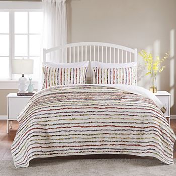 Комплект стеганого одеяла Bella с рюшами Greenland Home Fashions