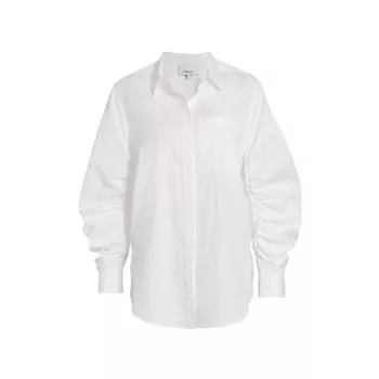 Блуза со сборками на рукавах 3.1 PHILLIP LIM