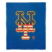 MLB Official New York Mets &#34;Celebrate Series&#34; Silk Touch Throw Blanket MLB