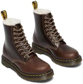 Dr. Martens Women's 1460 Serena Faux Fur Lined Lace-up Boots Combat Dr. Martens