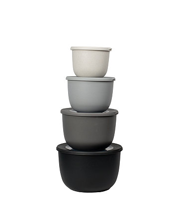 Stackable Mixing Bowls with Lids Set, Set of 8 TarHong