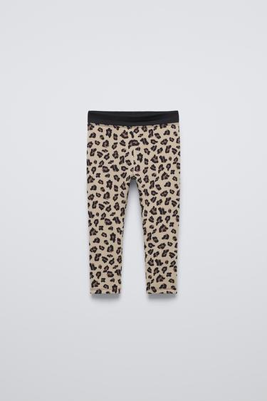 ANIMAL PRINT THERMAL LEGGINGS SKI COLLECTION ZARA