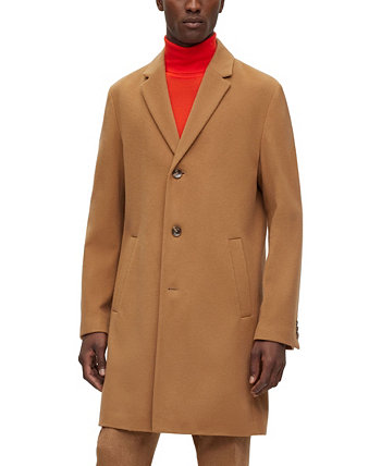 Мужское пальто обычного кроя на подкладке BOSS