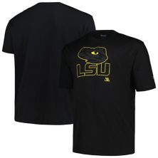 Men's Profile Black LSU Tigers Big & Tall Pop T-Shirt Profile