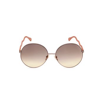 Круглые солнцезащитные очки Noore 62 мм Chloe
