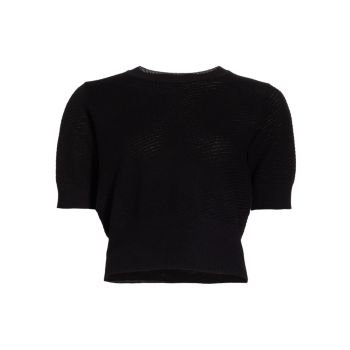 Calibra Short-Sleeve Sweater Rachel Comey