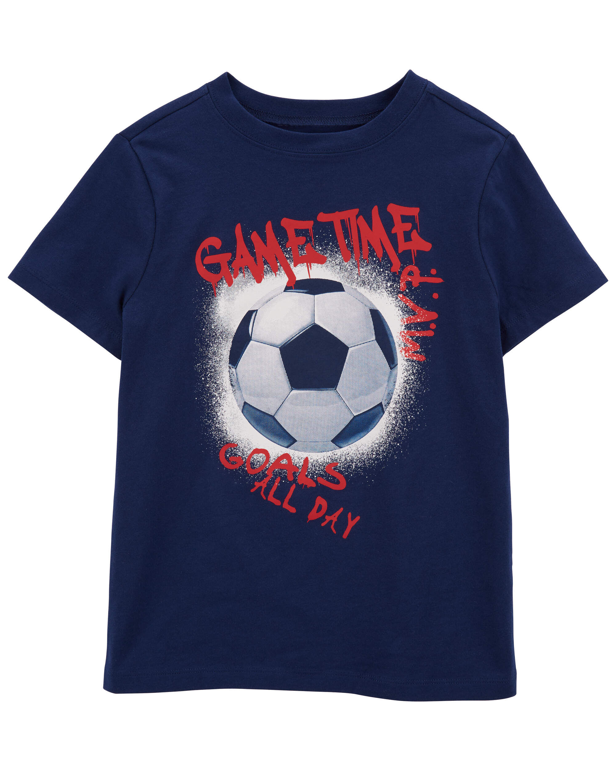 Детская футбольная футболка с графическим рисунком Carter's