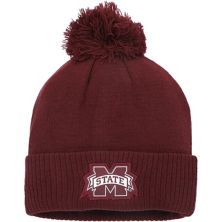 Men's adidas Maroon Mississippi State Bulldogs 2023 Sideline COLD.RDY Cuffed Knit Hat with Pom Adidas