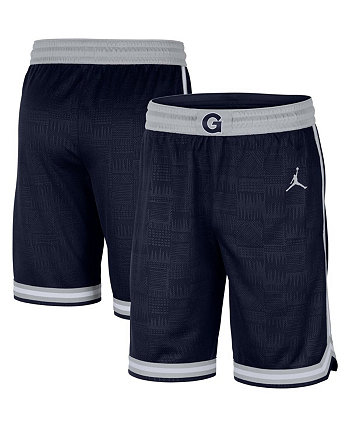 Мужские темно-синие баскетбольные шорты Georgetown Hoyas Replica Performance Jordan