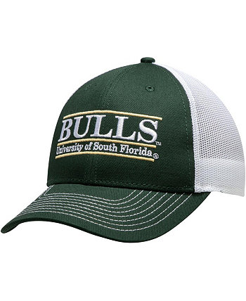Men's The Green South Florida Bulls Benchmark Trucker Adjustable Snapback Hat Game