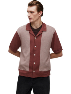 Рубашка-поло из свитера с лагерным воротником Madewell