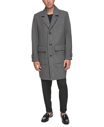 Мужское пальто Gonde с узором «в ёлочку» Marc New York