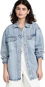 Pistola Denim Women's Mandy Oversized Shacket Pistola Denim