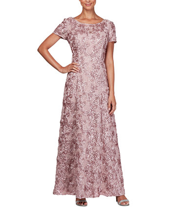 Платье трапециевидной формы с розеткой Alex Evenings