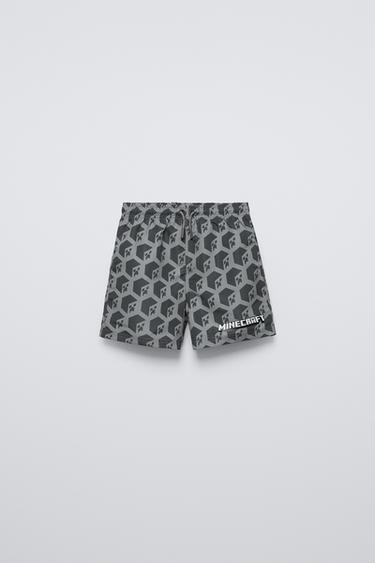 6-14 YEARS/ MINECRAFT © MOJANG AB ™ SWIM SHORTS Zara