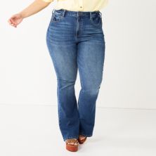 Расклешенные джинсы больших размеров SO® с высокой посадкой для юниоров SO