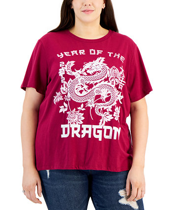 Модная футболка больших размеров «Год Дракона» Grayson Threads, The Label