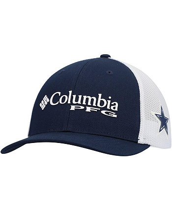 Темно-синяя кепка Dallas Cowboys PFG для мальчиков с сеткой Snapback Columbia