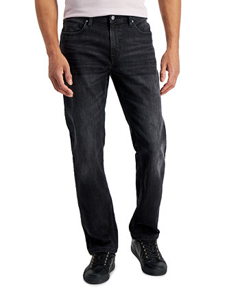 Мужские джинсы прямого кроя Sam Black-Wash, созданные для Macy's Alfani