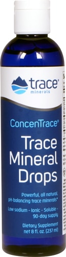 Trace Minerals Research Trace Mineral Drops ConcenTrace® -- 8 жидких унций Trace Minerals ®