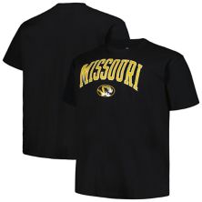 Men's Champion Black Missouri Tigers Big & Tall Arch Over Logo T-Shirt Champion