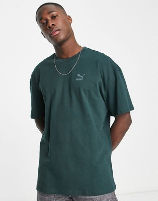 Темно-зеленая футболка в стиле сафари PUMA Classics — эксклюзивно на ASOS PUMA