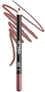 KISS New York Professional Slim Lip Pencil, Creamy Soft Lip Liner, Smooth Long-Lasting Rich Lip Color, Natural Lip Makeup, Water-Resistant Lip Crayon (Mauve) Kiss