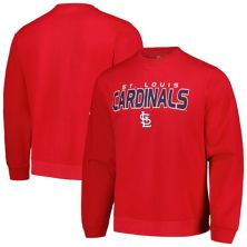 Men's Stitches  Red St. Louis Cardinals Pullover Sweatshirt Stitches