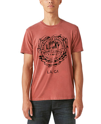Мужская футболка с рисунком Lucky Work-Wear Lucky Brand