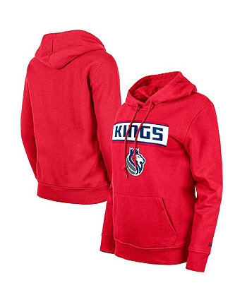 Женский пуловер с капюшоном Red Sacramento Kings 2023/24 City Edition New Era