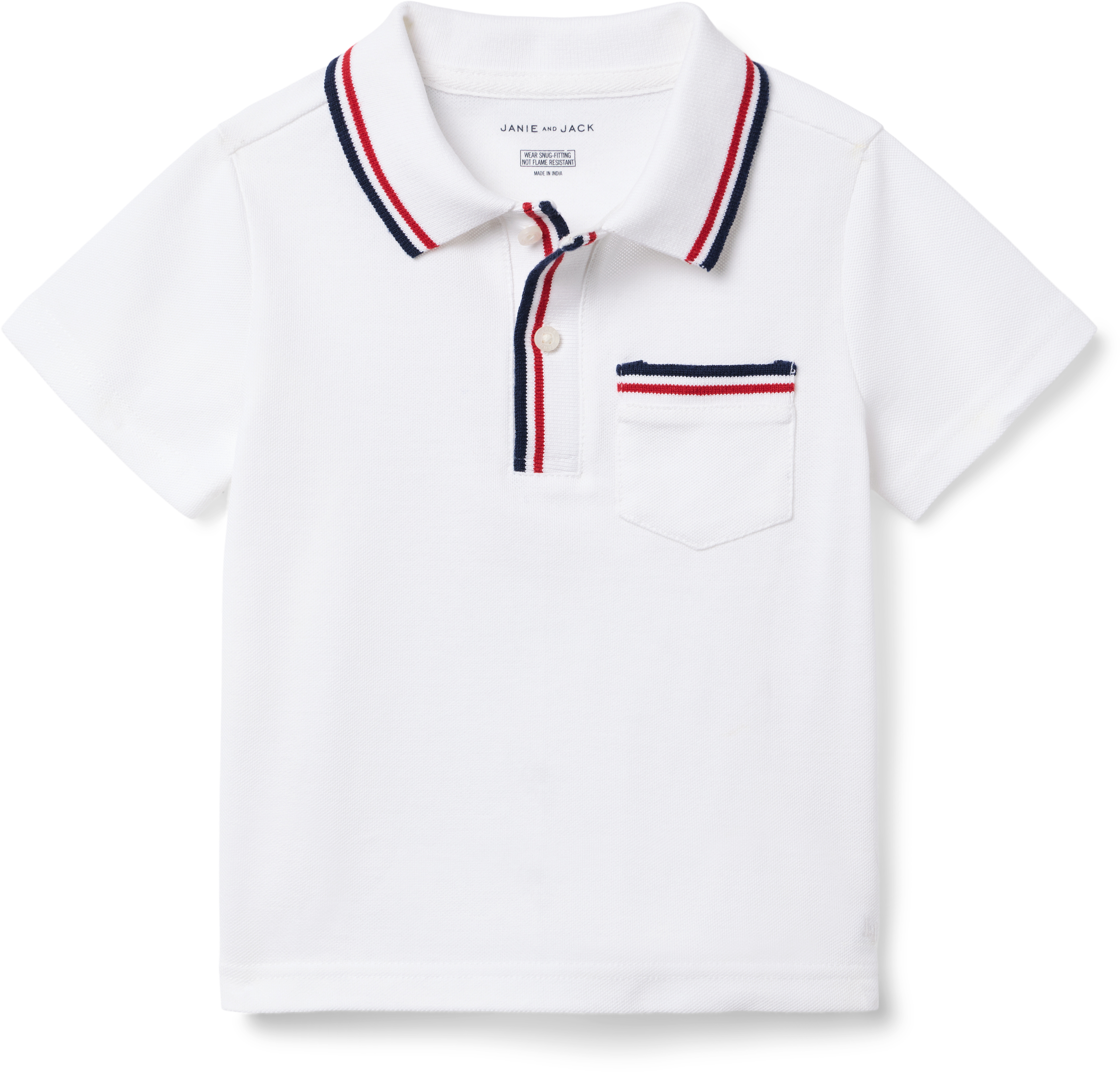 Tipped Collar Polo (Toddler/Little Kid/Big Kid) Janie and Jack