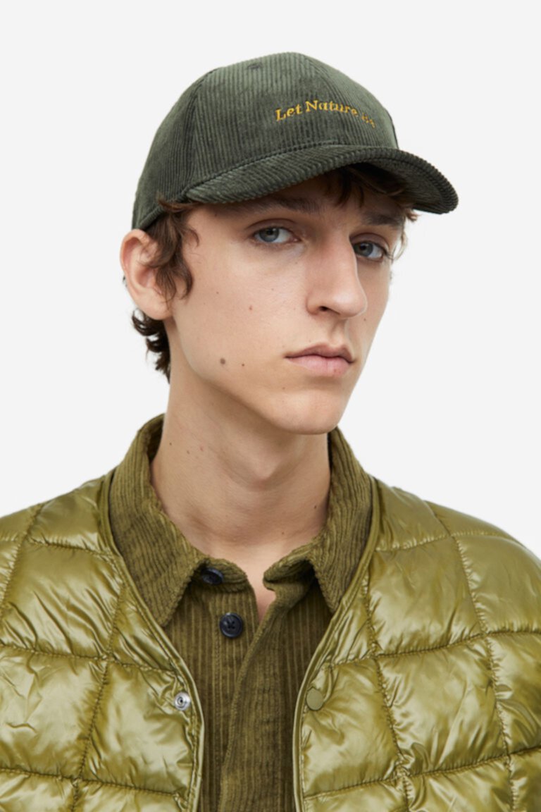 Вельветовая кепка H&M