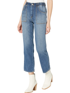Remi Straight Ankle с эластичной лентой в Summer Wind Hudson Jeans