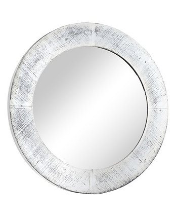 Американский художественный декор, круглое настенное зеркало в деревянной рамке Crystal Art Gallery