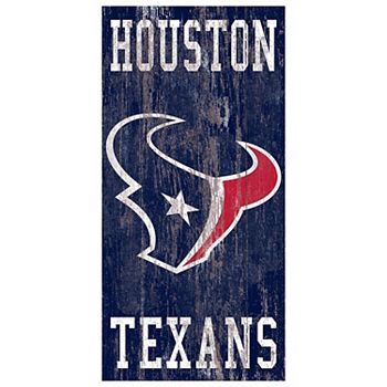 Декоративный настенный знак Houston Texans, 30 х 15 см, МДФ, готов к подвешиванию Fan Creations