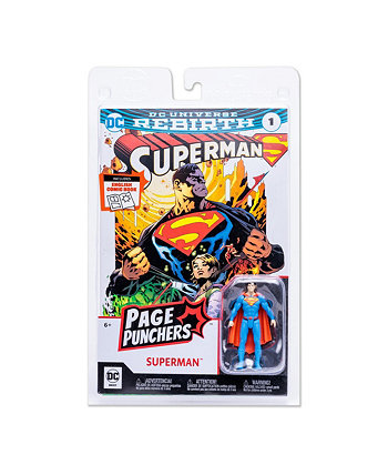 Фигурка Супермена с перфораторами для страниц из комиксов DC, 3 дюйма DC Direct