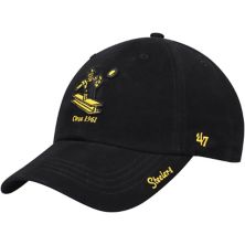 Женская регулируемая шляпа '47 Black Pittsburgh Steelers Miata Clean Up Legacy ' Unbranded