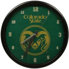 Базовые часы Colorado State Rams Black Rim Unbranded