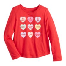 Girls 4-12 Jumping Beans® Valentine's Day Shirttail Tee Jumping Beans