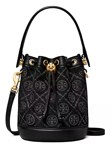 Mini T Monogram Bucket Bag Tory Burch