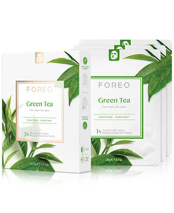 Тканевая маска Farm To Face Sheet Mask - Green Tea, 3-Pk. FOREO