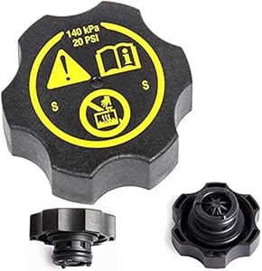 Radiator Surge Tank Cap 13502353 GM Equipment 20 P.S.I Compatible GMC Buicks Encore Cadillac Escalade Chevy Avalanche Suitable 09-15 Regal Lacrosse Cruz water cover 13502509 68249136AA JkorkM