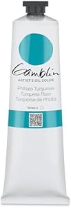 5.07 oz. Artists' Grade Oil Color Color: Phthalo Turquoise Gamblin