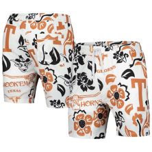 Men's Wes & Willy White Texas Longhorns Vault Tech Swimming Trunks Wes & Willy