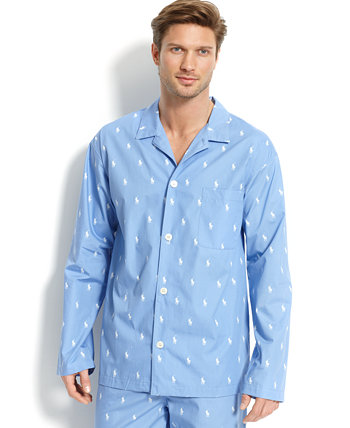 Мужская пижамная рубашка поло Ralph Lauren