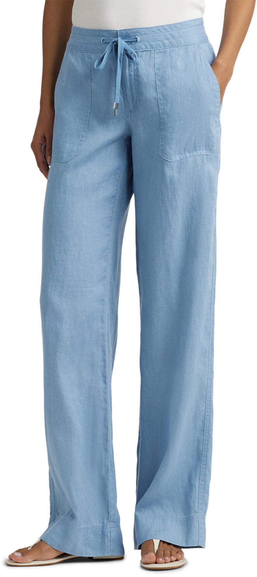 Льняные широкие брюки LAUREN Ralph Lauren